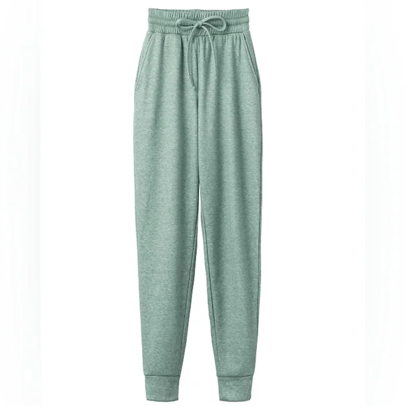 NWOT Soft Jogger Sweatpants, Sage light green, Zenana brand, Size Large - Picture 2 of 3